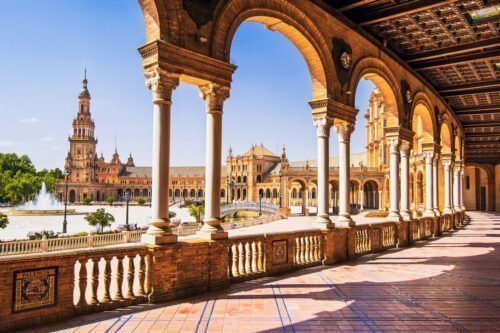 Spanische Treppe in Sevilla