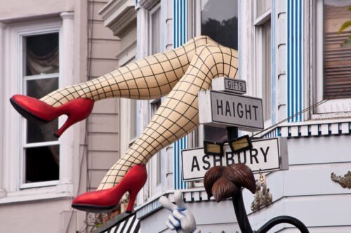 In den Stra&szlig;en von Haight-Ashbury in San Francisco