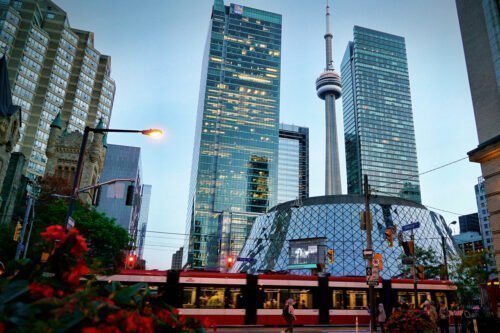 Das Entertainment District in Toronto