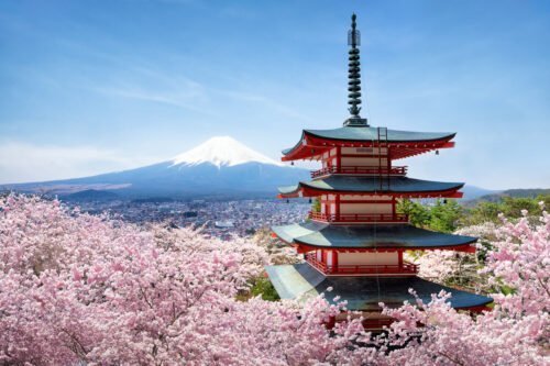Landschaft in Japan