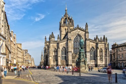 Old Town in Edimbourg