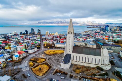 Blick auf den Bezirk Midborg