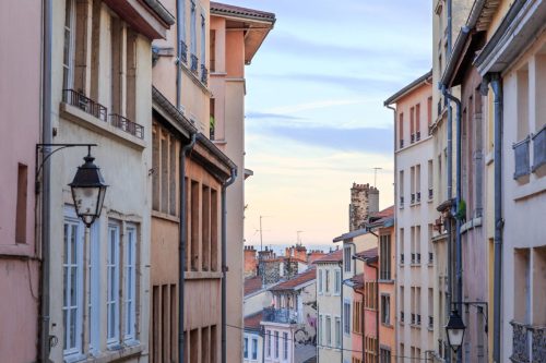 Croix Rousse, Lyon, Frankreich
